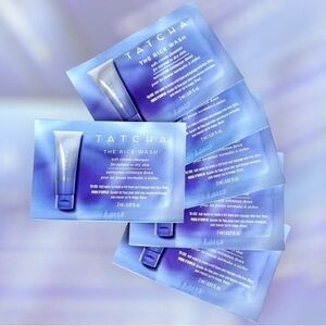 25 sample packs- Tatcha The Rice Wash - Soft Cream Cleanser